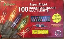 Michaels Stores Christmas Multi Lights 100ct  Super Bright 44’ Indoor Outdoor