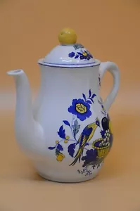 Spode, Serie: Blue Bird, Kaffeekanne, ca 22 cm, gebraucht, TOP - Bild 1 von 7
