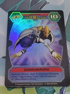 HOLO Digimon D-Tector - Omnimon DT-31 - 1st Edition Series 1 - Picture 1 of 7