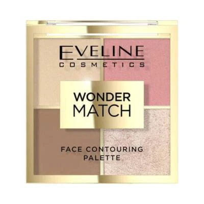 EVELINE MAKEUP Eveline Wonder Match 4in1 Face Contouring Palette No 02 Vegan 10g