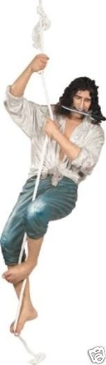 Estatua de Pirata Escalada - Pirata Tamaño Natural Escalada en Cuerda - Interior Exterior Foto 1 de 1