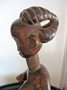 Statue de maternité ASHANTI , ART AFRICAIN GHANA Afrique noire Milieu XXe, AKAN - Imagen 1 de 20