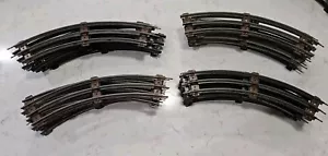 24 Lot Vintage Lionel O27 3 Rail O Gauge Metal Track Curved - Picture 1 of 5