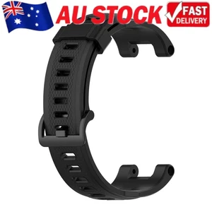Silicone Watch Strap Band for Huami Amazfit T-Rex Pro/Amazfit T-Rex (Black) - Zdjęcie 1 z 12