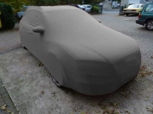 Vollgarage Car-Cover Indoor Grau mit Spiegeltaschen für Audi A4 Avant B5 - Picture 1 of 2