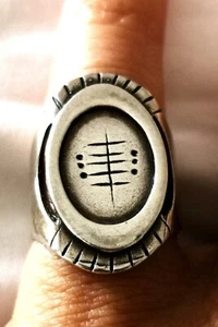Recipiente Metafísico Pagano Plata Sagrada Anillo de Curación de Poder - Imagen 1 de 12