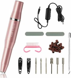 Carttiya Electric Nail Drill Electric Nail Files Manicure Set Acrylic or Gel - Picture 1 of 9