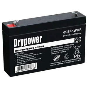 Drypower 6V 45W/Cell (10min) SLA High Rate Battery for Standby and UPS - Picture 1 of 2