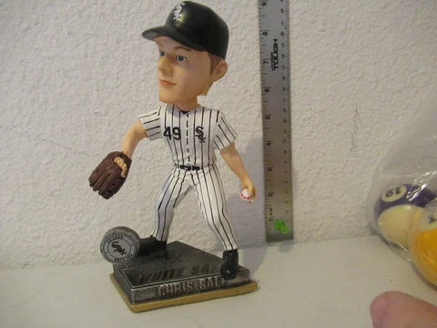 Chris Sale bobblehead NICE "bobble arm" Legends of the Diamond White Sox Cover