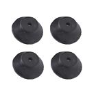 Black Rubber Pad Set For Air Compressor Reduce Noise & Vibration Pack Of 4