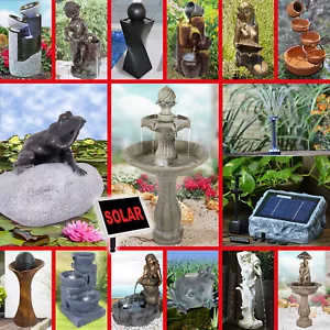 FONTANA SOLARE DA GIARDINO FONTANA CLASSICA MODERNA FONTANA DECORATIVA ESTERNO - Foto 1 di 51