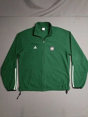 Cintura universitaria vintage Notre Dame polar cremallera completa para hombre L cremallera completa NCAA Foto 1 de 4