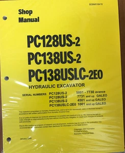 Komatsu Service PC128US-2, PC138US/USLC-2 Shop Manual - Picture 1 of 1