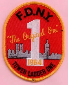 New York City Fire Dept Ladder 1 Patch The Original One - Picture 1 of 1
