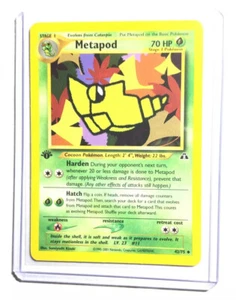 METAPOD - 1ª Edición Neo Discovery - 42/75 - Poco común - Tarjeta Pokémon - Casi nueva - Imagen 1 de 1