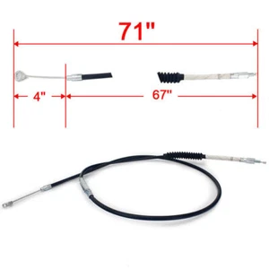 Clutch Cable For Harley Softail Fatboy Dyna Super Wide Glide Touring Softail FL - Picture 1 of 8