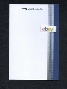 BRITISH AIRWAYS WORLD TRAVELLER PLUS MENU LONDON/SFO 2019 - Bild 1 von 2