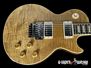 2024 GIBSON LES PAUL AXCESS CUSTOM SHOP FLAME TOP w FLOYD ROSE ~ DC RUST GLOSS - Picture 1 of 12