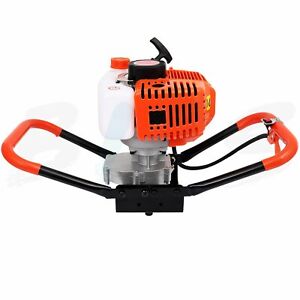 52cc Gas Powered Earth Auger Power Engine Post Hole Digger Earth Burrowing/Drill