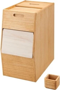 OSMAC Rice Stocker Container Wooden 20kg KIRISAI OSPO-20 Made in Japan NEW - Picture 1 of 11