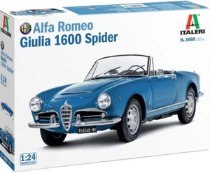 Italeri 1/24 Alfa Romeo Giulia 1600 Spider #3668📌USA📌New Release📌Sealed📌 - Picture 1 of 4