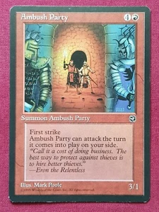 Magic The Gathering HOMELANDS AMBUSH PARTY A red card MTG - Picture 1 of 2