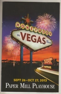 Jason Robert Brown "Luna de miel en Las Vegas" Playbill Paper Mill 2013 Rob McClure - Imagen 1 de 3