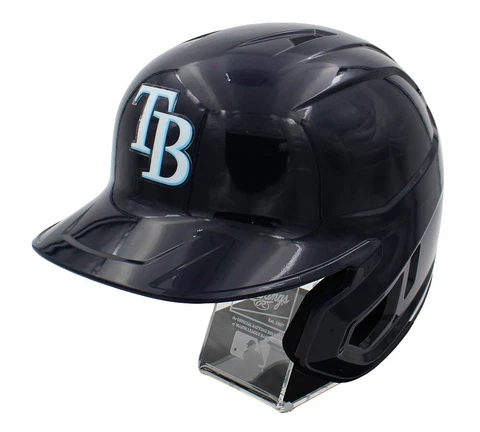 Tampa Bay Rays Unsigned Rawlings Full Size Replica MLB Helmet with Stand Cover