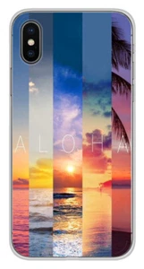 Coque en silicone imprimée compatible Apple iPhone XS Max Aloha - Photo 1 sur 3