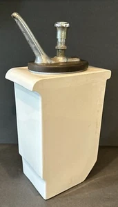 Coca Cola Drugstore Ice Cream Shop Soda Fountain Syrup Dispenser Ceramic Vintage - Picture 1 of 20