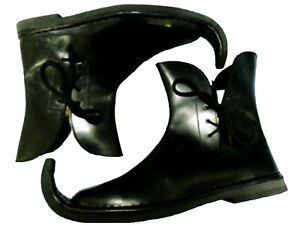 DGH Chaussures en Cuir Médiévales, Chaussure de Pirate Chaussure de...