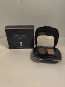 AVON True Color Powder Eyeshadow Duo #5 BRONZE GOLD - NOS applicator missing - Picture 1 of 4