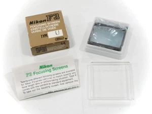 PANTALLA DE ENFOQUE NIKON "U" NUEVA EN CAJA PARA CÁMARA DE PRENSA F3, F3HP, F3/T, F3 - Imagen 1 de 2