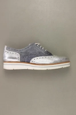 ✨ Varese scarpa per le signore taglia 38 d'argento di pelle ✨ - Immagine 1 di 4