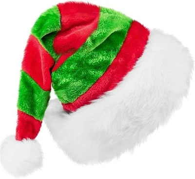Sombrero de Papá Noel, Sombrero de Claus de Navidad para Adultos Unisex, Terciopelo Grueso Cómodo Clásico Foto 1 de 4