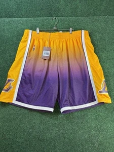 Mitchell & Ness Los Angeles Lakers Fadeaway Reload 3.0 Swingman Shorts Size 3XL - Picture 1 of 9