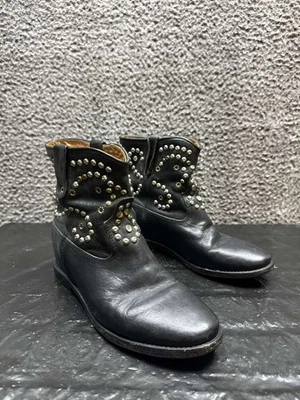 Isabel Marant Caleen Botines de Cuero Tachonado Negros para Mujer Talla 37 EU Foto 1 de 4