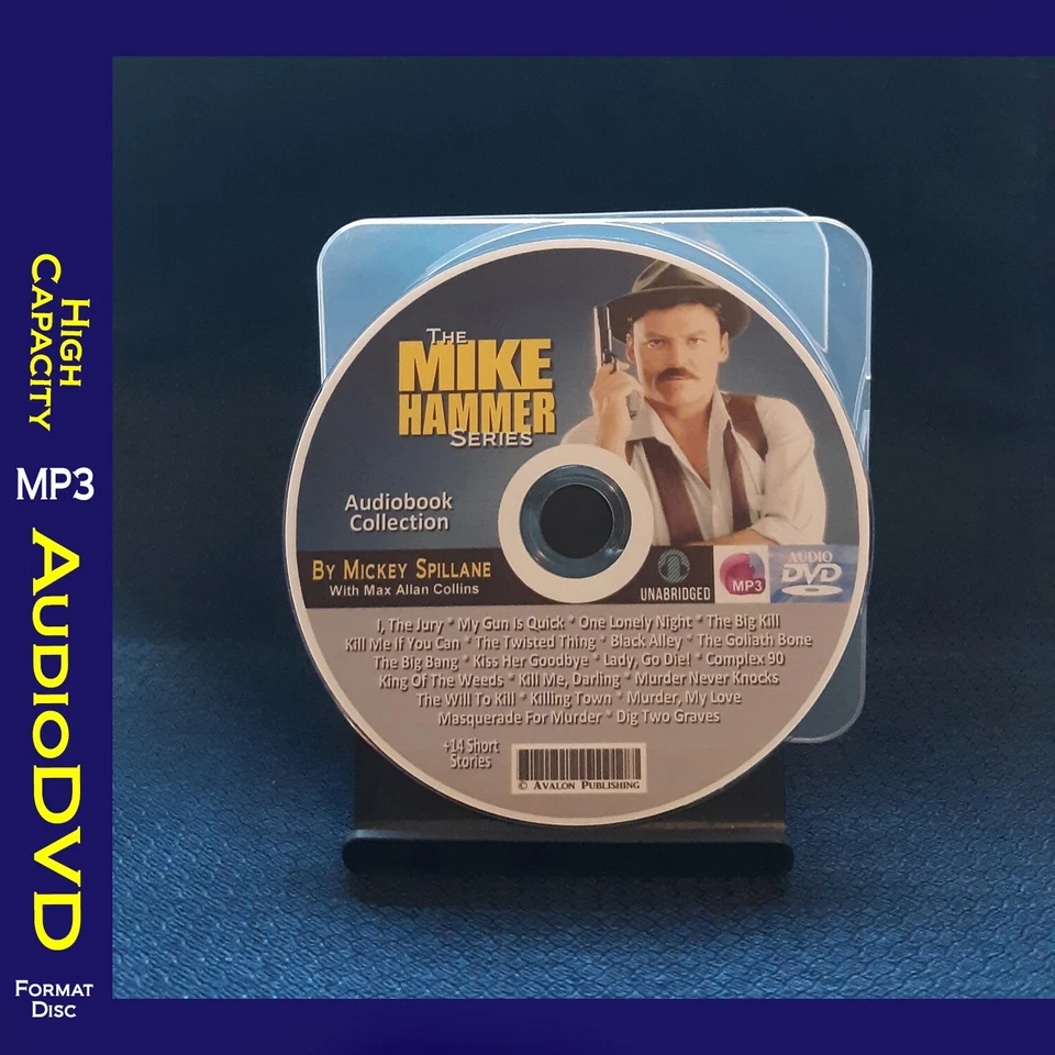 The MIKE HAMMER Series By Mickey Spillane - 34 MP3 Audiobook Collection — 第 1/1 张图片