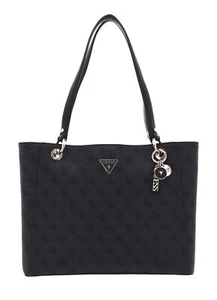GUESS bolso de bandolera Noelle Noel Tote Coal Logo - Imagen 1 de 5