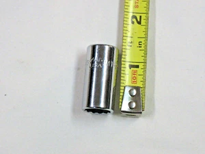 Mac Tools 7/16" 12 Point 1/4" Drive Semi-Deep Chrome Socket M1422 - Picture 1 of 4