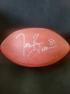 Oakland Raiders HOF Tim Brown signed autographed SB XXXVII Authentic Game Ball - Picture 1 of 3
