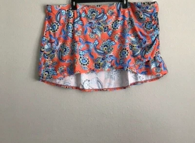 Sobrefalda de natación Jantzen fruncida envolvente sintética - roja (talla 28W) a399427 - Foto 1 de 4