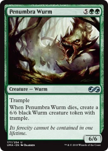 x1 Penumbra Wurm - Ultimate Masters - NM - MTG - Image 1 of 1