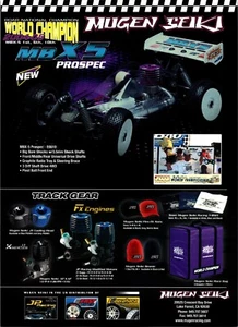 Mugen Seiki MB X5 Prospec E0010 RC Car Print Ad Wall Art Decor IFMAR Champion - Picture 1 of 1