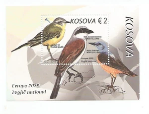 Kosovo Block  Europa 2019 einheimische Vogelarten postfrisch - Bild 1 von 1
