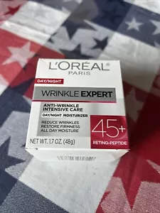 Nuevo~L'OREAL 45+ Hidratante Facial Día/Noche Experto en Arrugas Retino-Péptido - Imagen 1 de 5