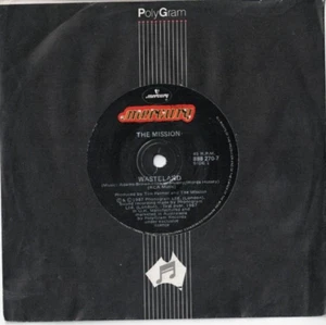 THE MISSION Wasteland AUSSIE 7" VINYL GOTH Sisters of Mercy - Picture 1 of 1