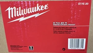 Milwaukee 2ton 20ft Handkettenzug 9776-20 - Bild 1 von 1