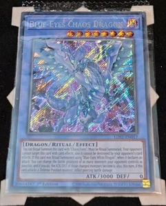 Blue-Eyes Chaos Dragon LDS2-EN017 Secret Rare Sealed 1st Edition Yugioh - Picture 1 of 1