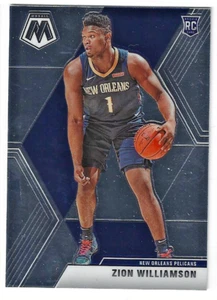 2019-20 Panini Mosaic #209 Zion Williamson RC Pelicans - Picture 1 of 2